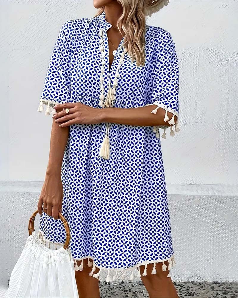 Sevi | Azure Grace Mini Dress