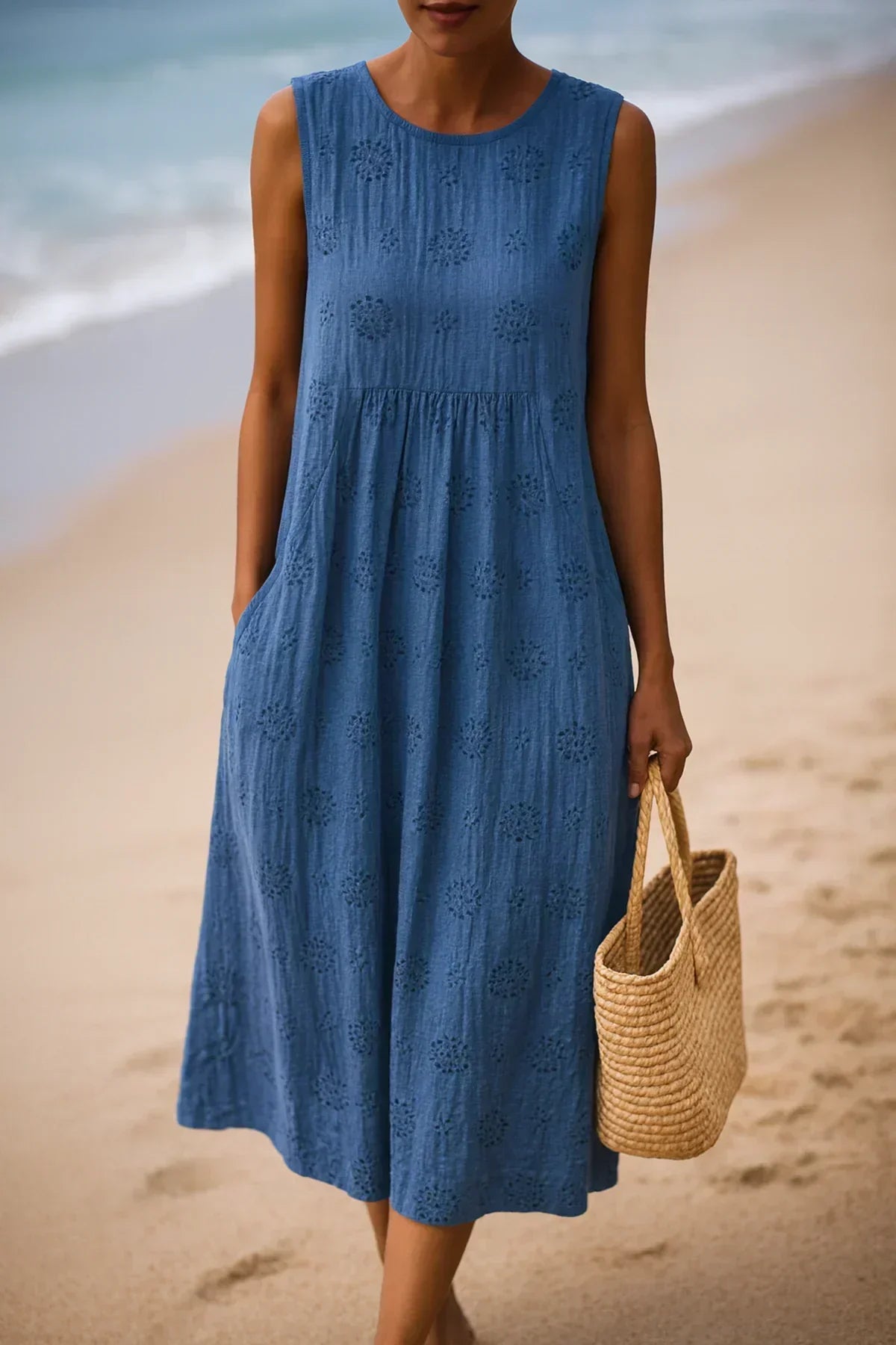 Crissel | Embroidered Summer Dress