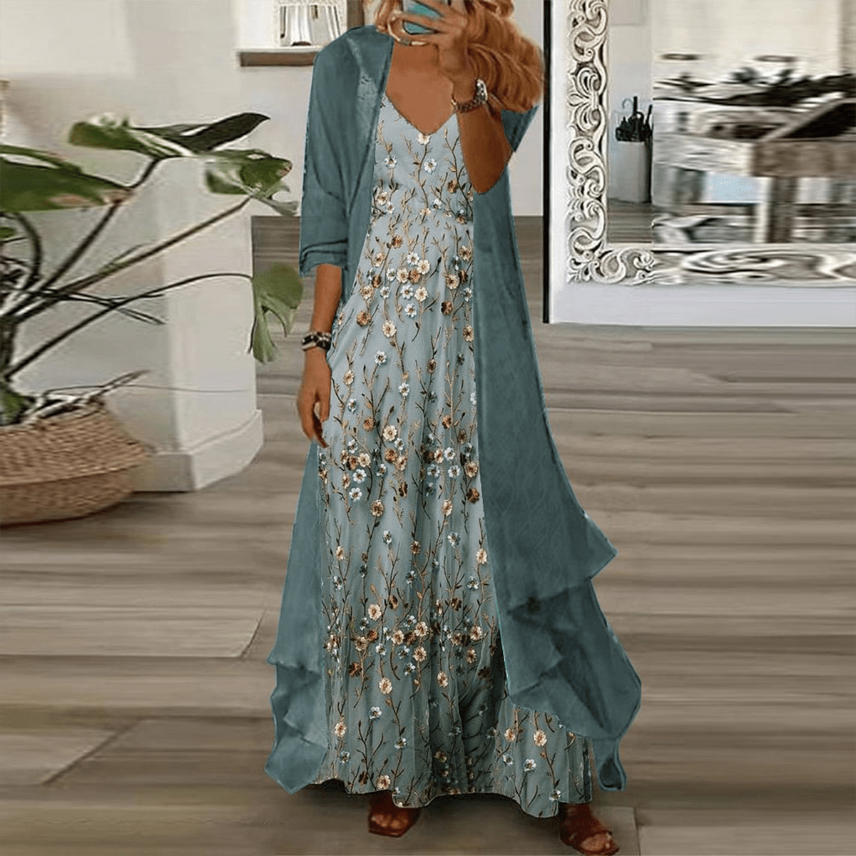Thea | Graceful Floral Dress