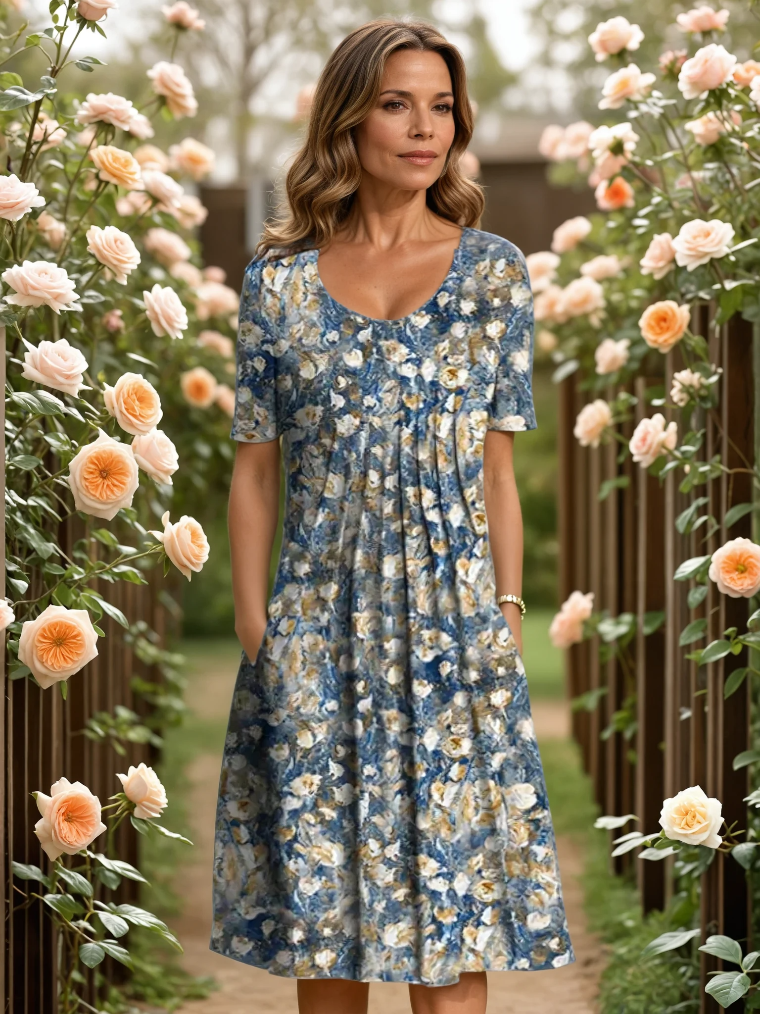 Eleanor | Elegant Dress With Tummy Coverage