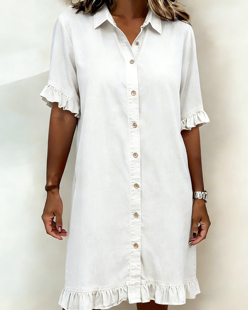 Emeline - Soft Denim Dress Relaxed Fit