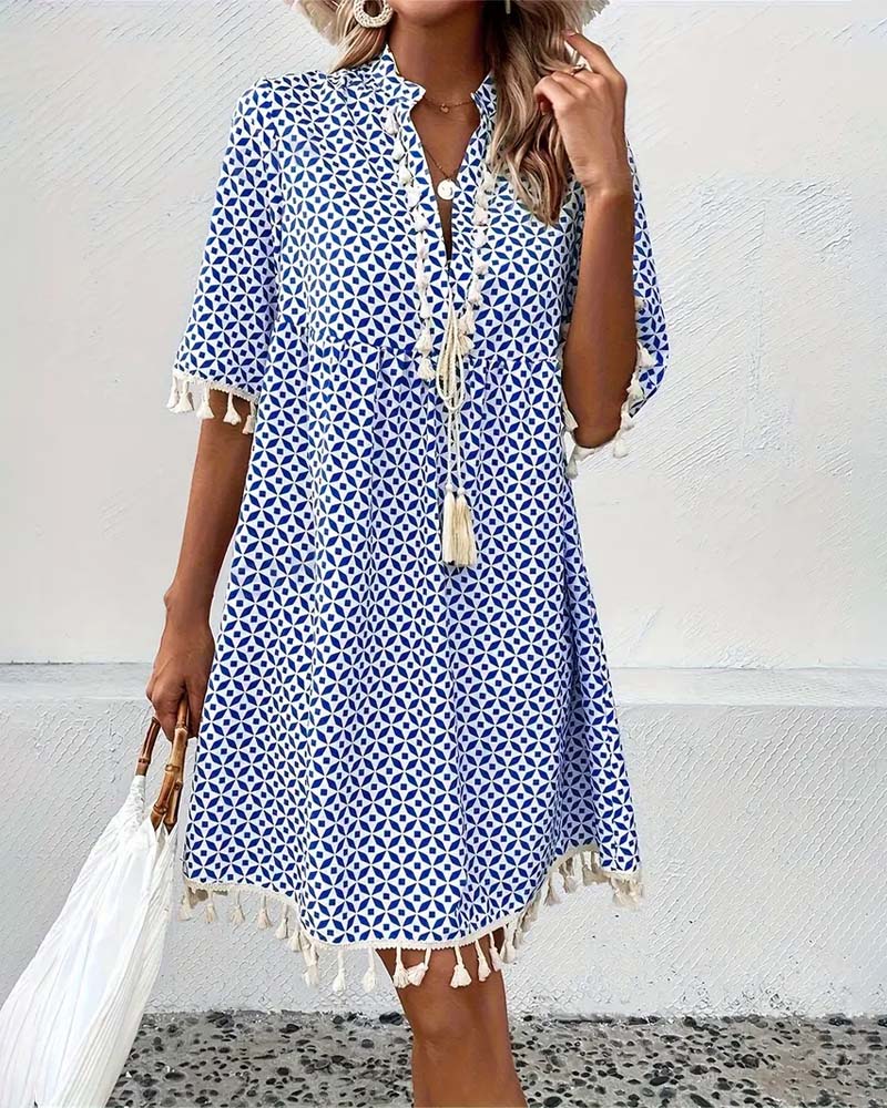 Sevi | Azure Grace Mini Dress