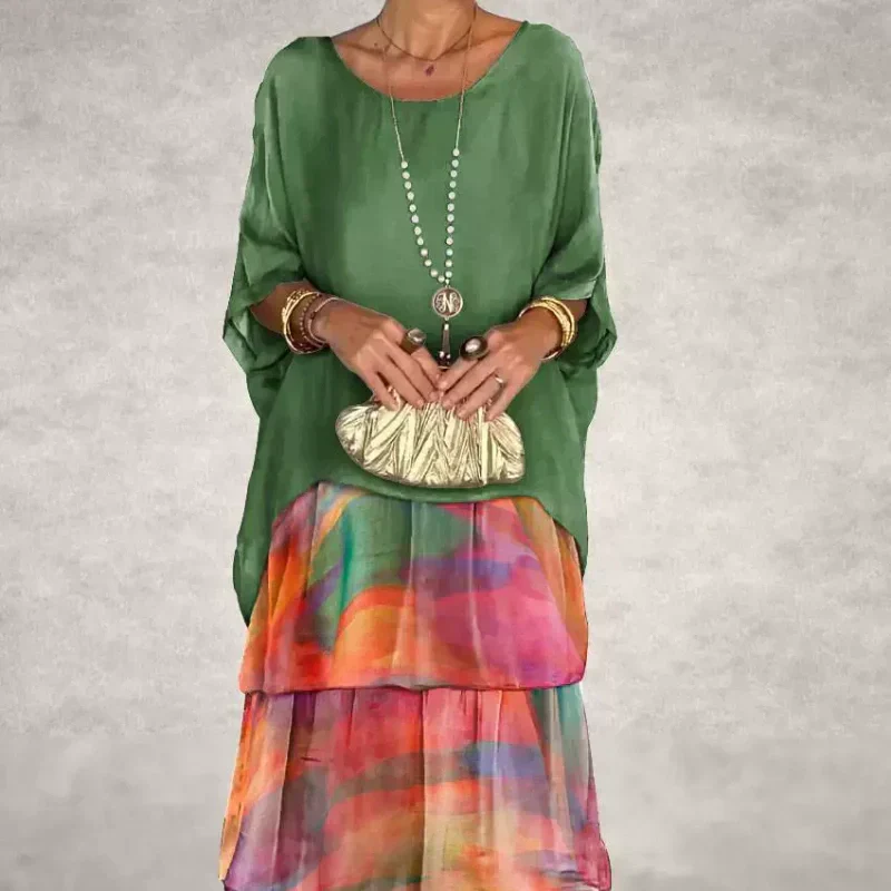 Marie - Soft Floral Tiered Maxi Dress
