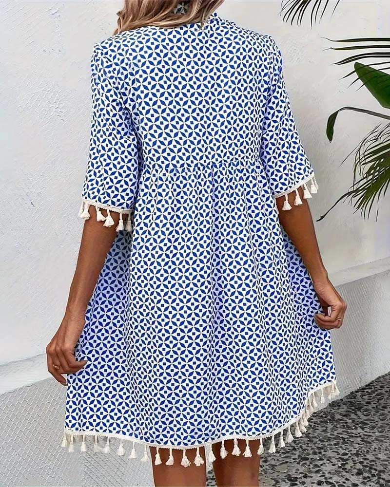 Sevi | Azure Grace Mini Dress