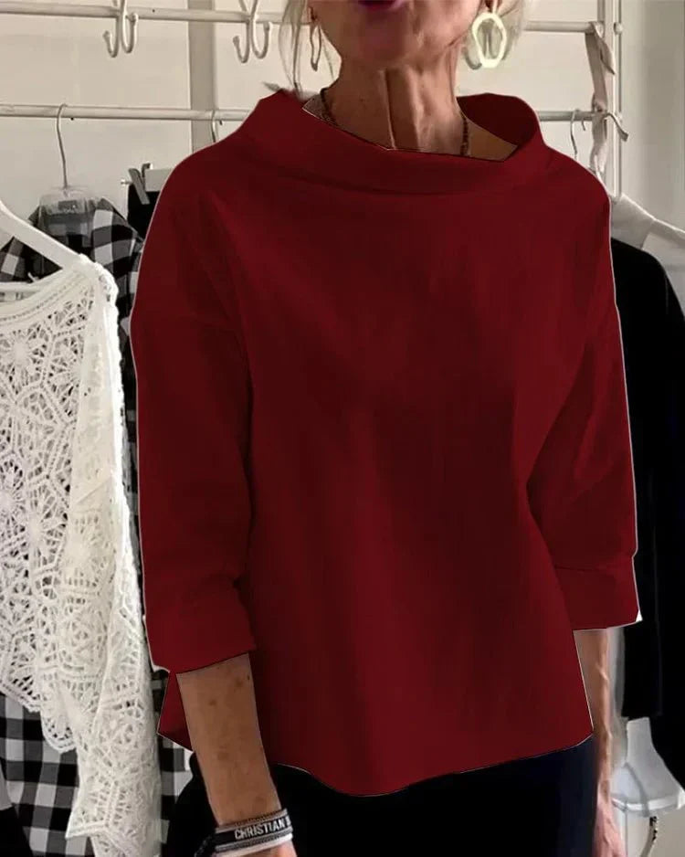 Brenda | Half Turtleneck Top