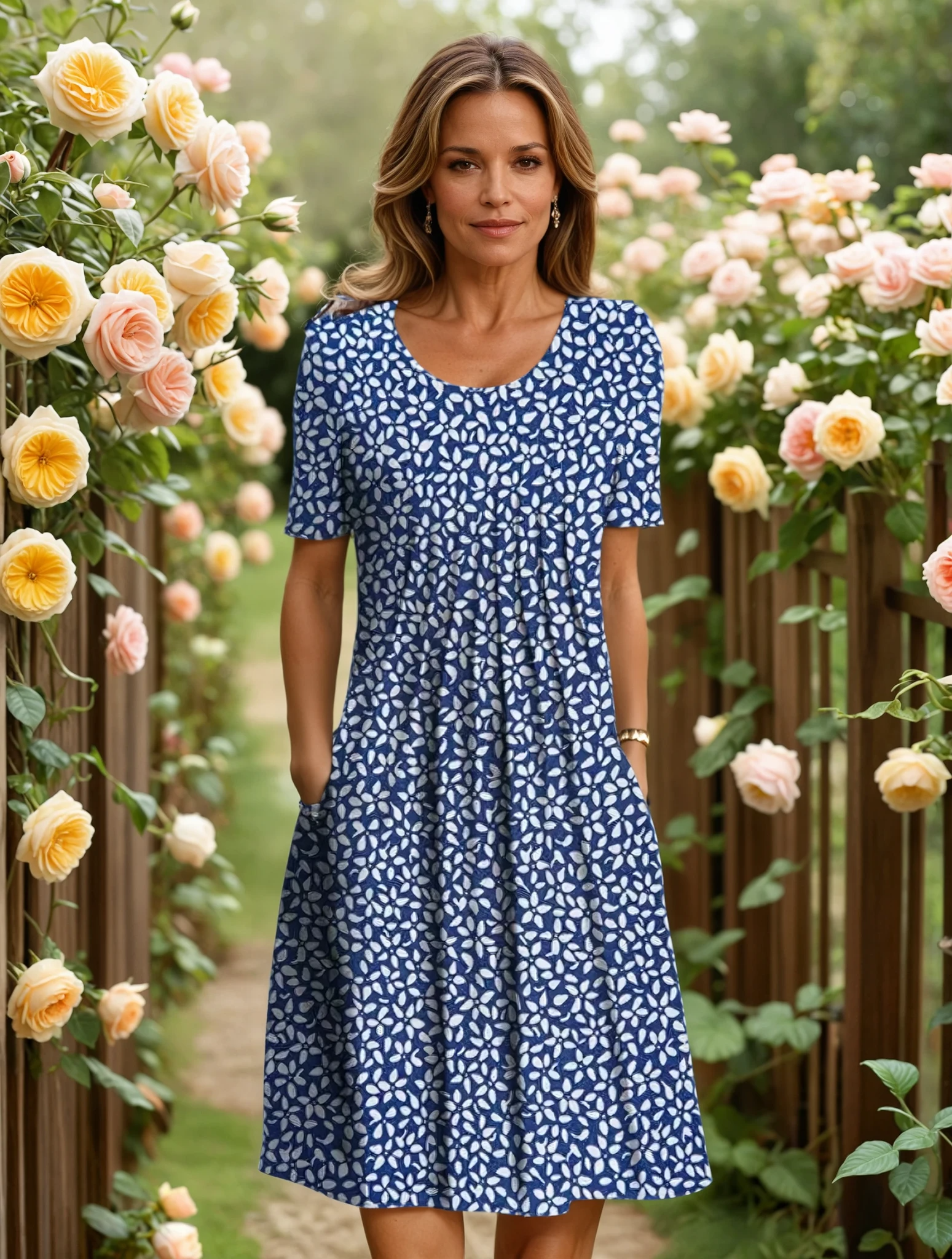 Eleanor | Elegant Dress With Tummy Coverage
