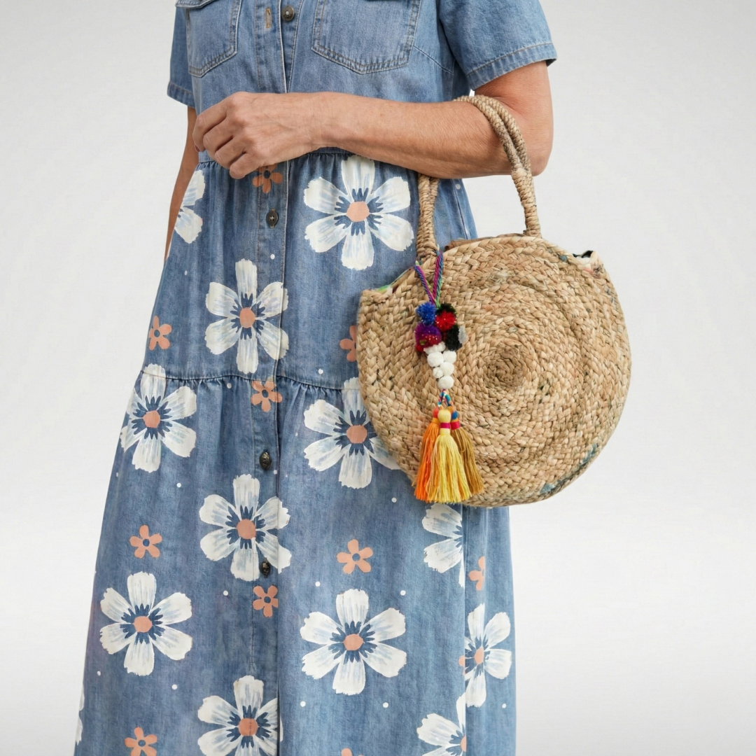Kirra | Denim Flower Dress