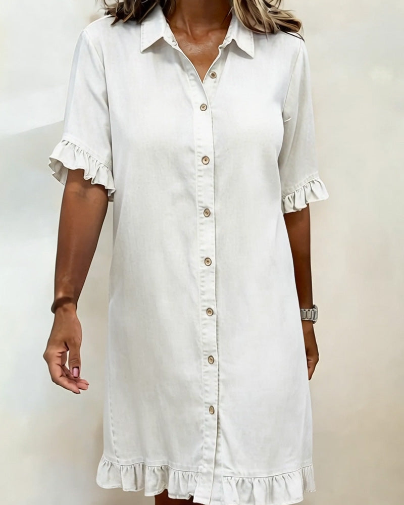Emeline - Soft Denim Dress Relaxed Fit