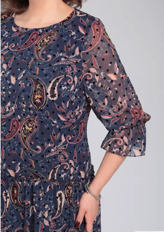 Oriane - Elegant Floral Dress with a Timeless Style