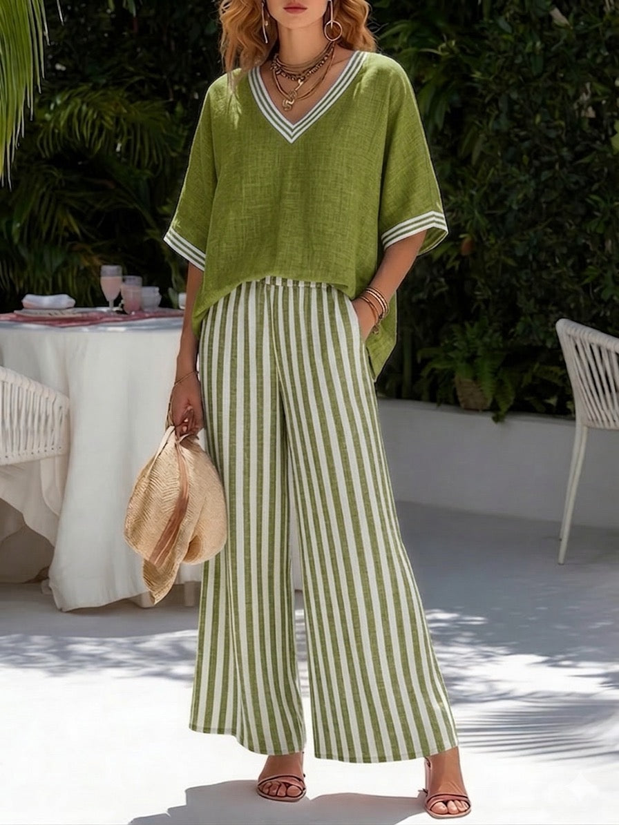 Valerie | Striped Two-Piece Set