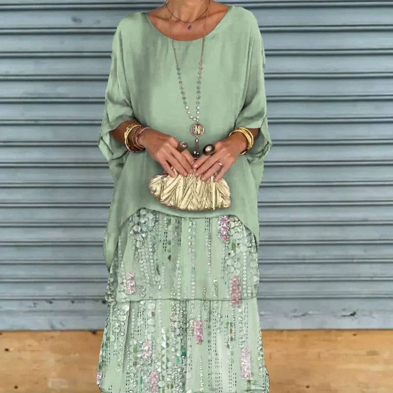 Marie - Soft Floral Tiered Maxi Dress