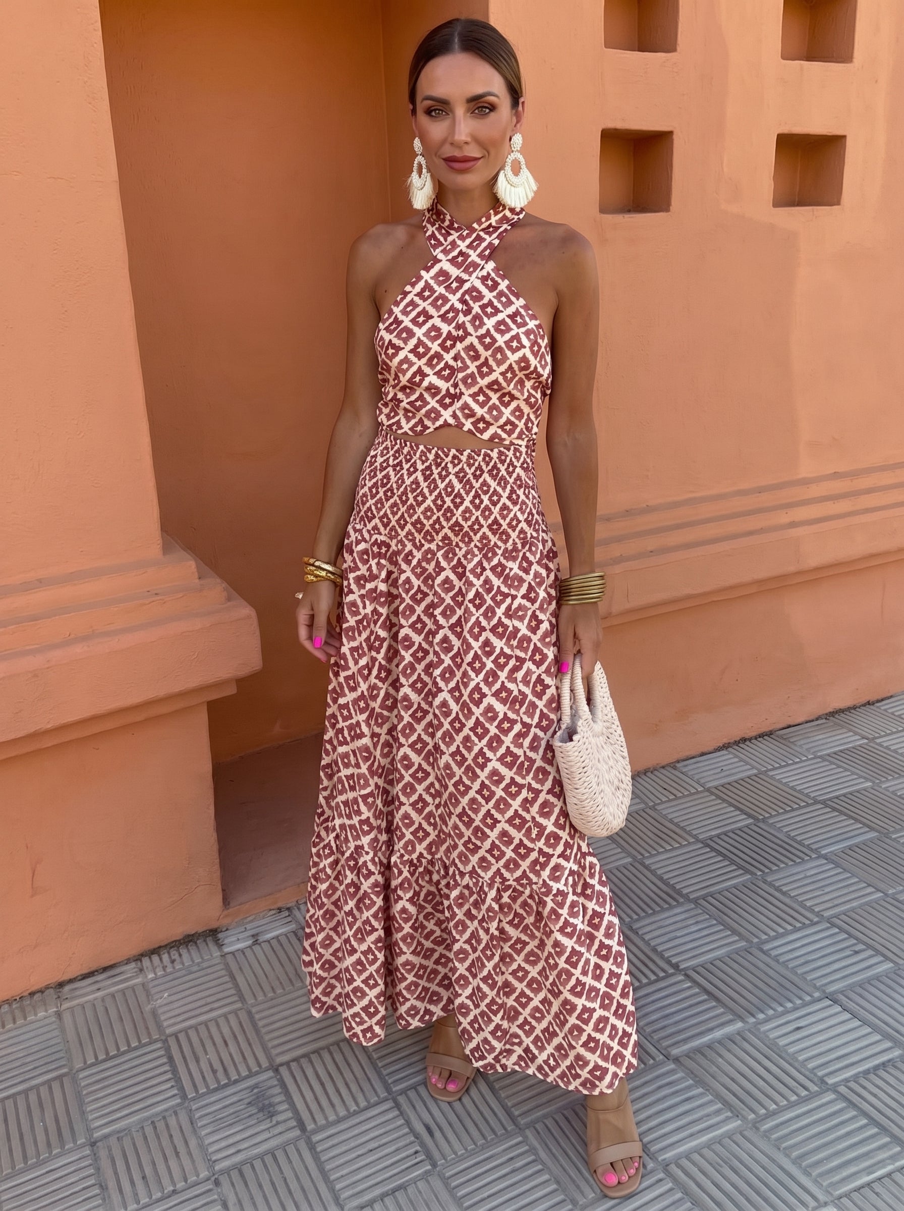 Anastasia | Off-Shoulder Ruffle Set